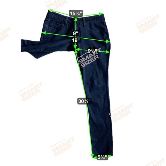 Levis 524 Too Superlow Skinny Jeans Womens Size 5 Black Low Rise Indie Sleaze - Picture 8 of 9